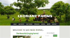 Desktop Screenshot of leonanifarms.com